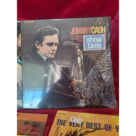 Johnny Cash, Hank Williams & Chet Atkins Country Vinyl LP Lot Of 4- VG+/EX - Picture 3 of 10